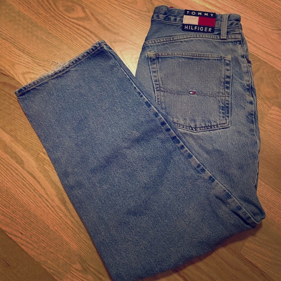 tommy hilfiger dad jeans